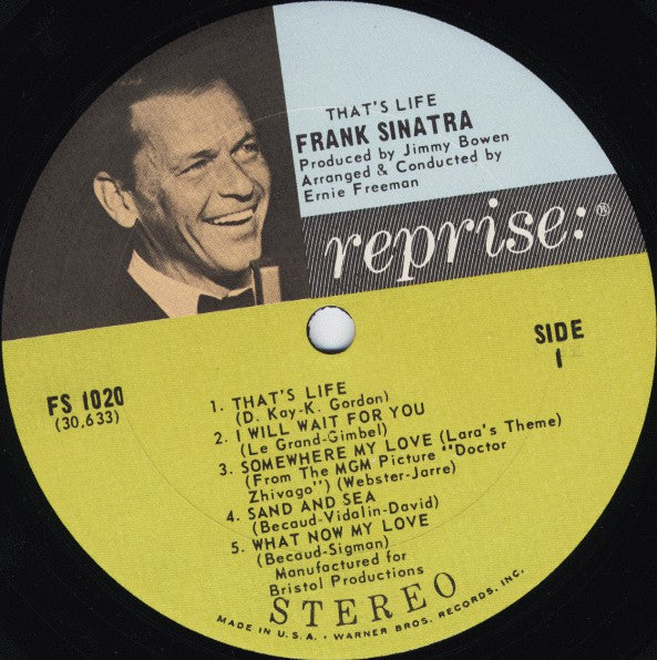 Frank Sinatra : That's Life (LP, Album)