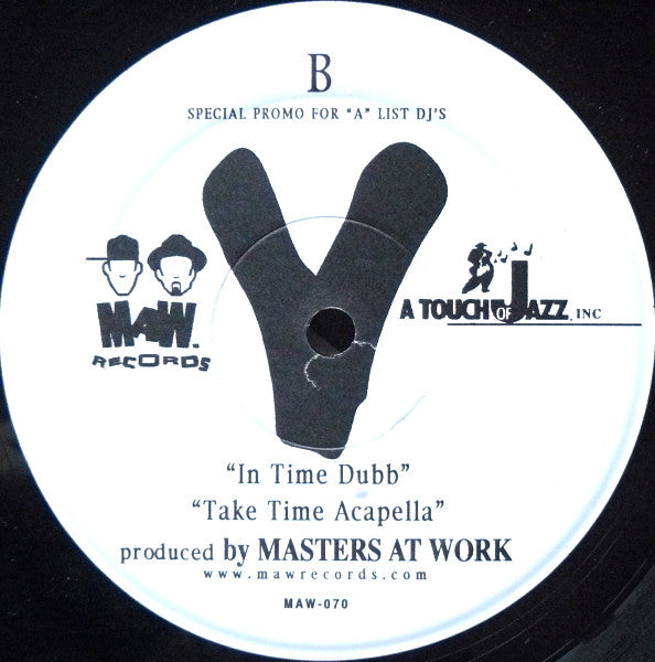 V : In Time (12", Promo)