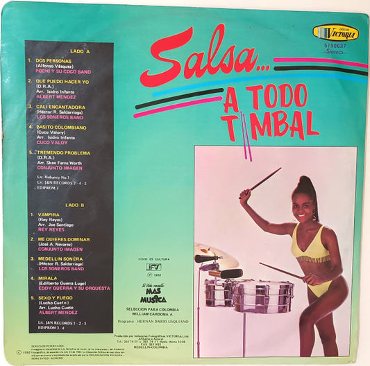 Various : Salsa A Todo Timbal (LP, Comp)
