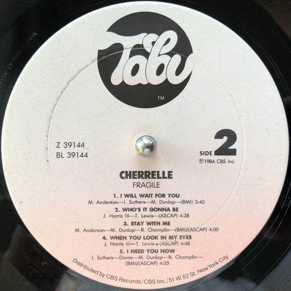 Cherrelle : Fragile (LP, Album)