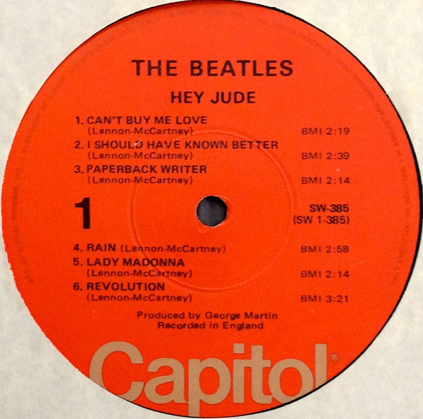 The Beatles : Hey Jude (LP, Comp, Win)