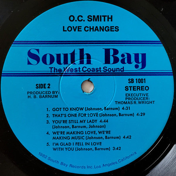 OC Smith : Love Changes (LP, Album)