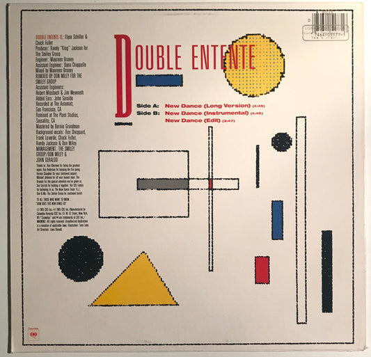 Double Entente : New Dance (12", Single)