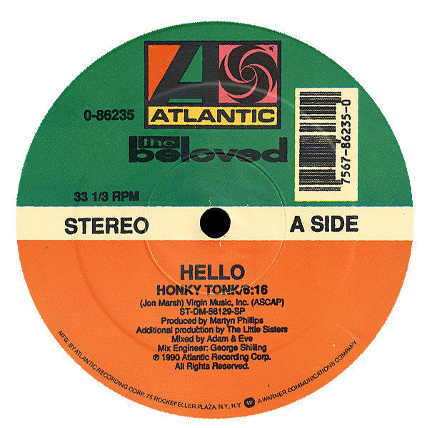 The Beloved : Hello (12")