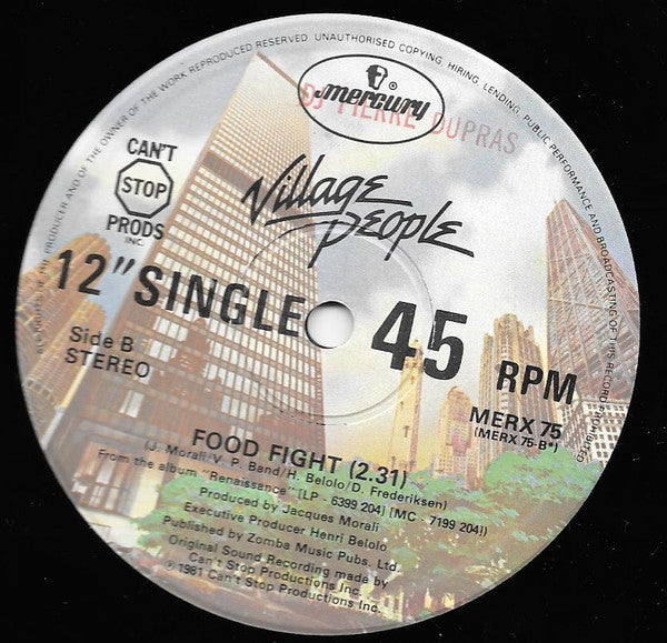Village People : Do You Wanna Spend The Night (12")