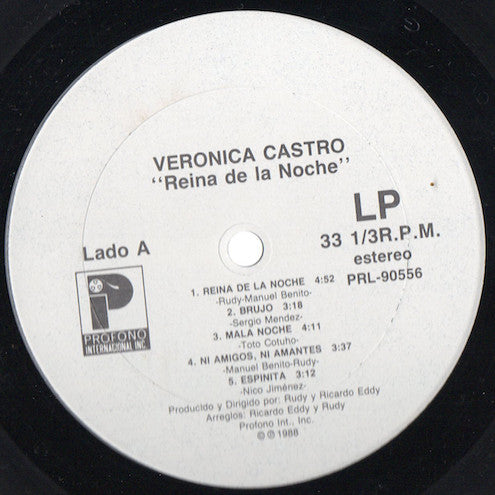 Veronica Castro - Reina De La Noche vinyl record, LP (Near Mint (NM or M-)) | Lulo Records