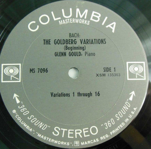 Johann Sebastian Bach, Glenn Gould : The Goldberg Variations (LP, RE, Re-)