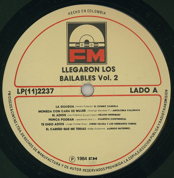 Various : Llegaron Los Bailables Vol. 2 (LP, Comp)