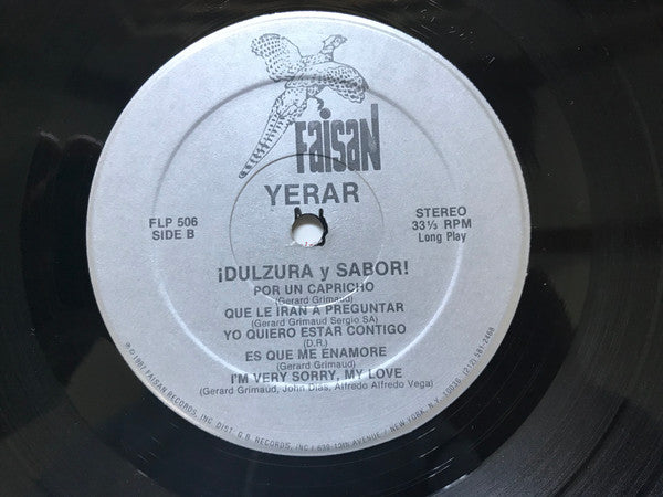 Yerar* : Dulzura Y Sabor (LP, Album)