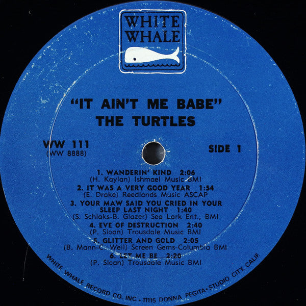 The Turtles : It Ain't Me Babe (LP, Album, Mono, Pit)