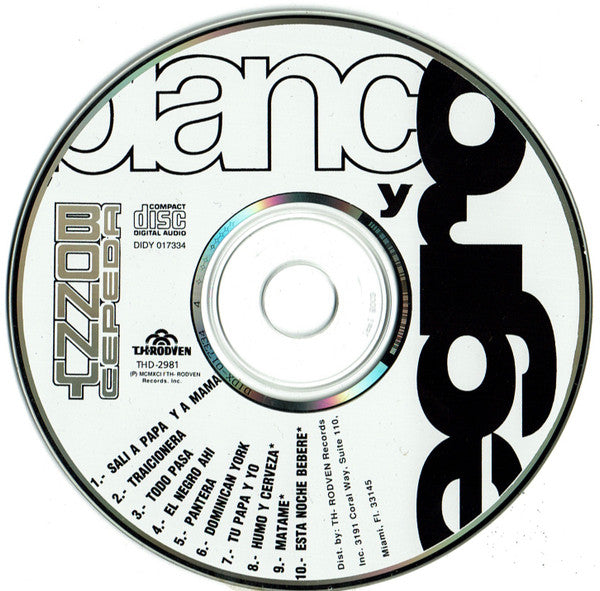 Bonny Cepeda : Blanco Y Negro (CD, Album)