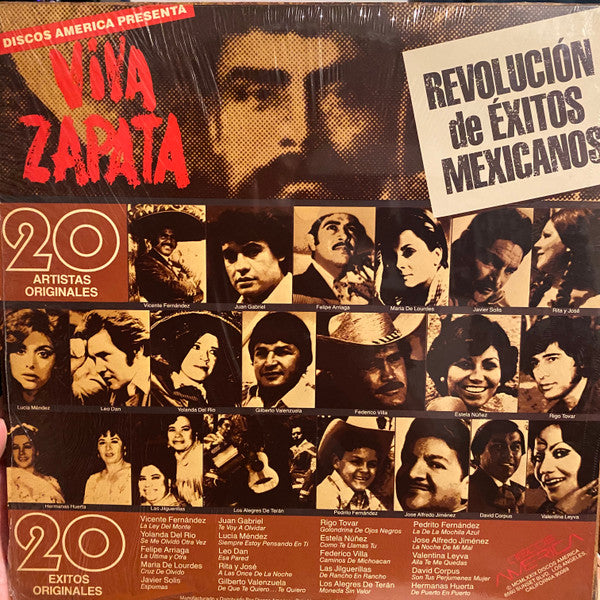 Various : Viva Zapata – Revolución de Exitos Mexicanos (2xLP, Comp)
