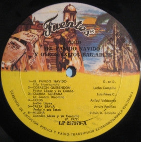Various : El Pavido Navido Y Otros Éxitos Bailables (LP, Comp)