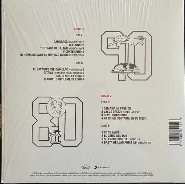 Los Fabulosos Cadillacs : Vasos Vacíos (2xLP, Comp, RE)