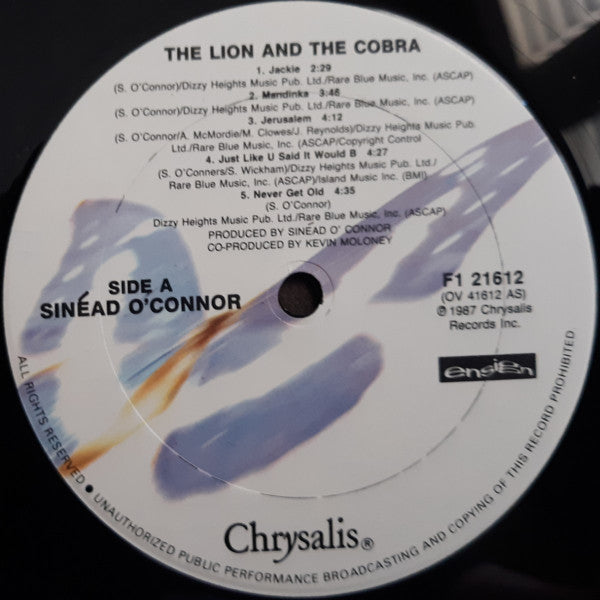 Sinéad O'Connor : The Lion And The Cobra (LP, Album)