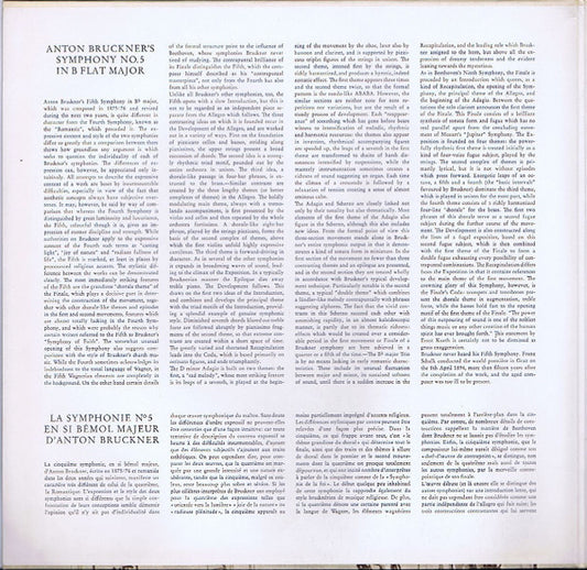 Anton Bruckner · Eugen Jochum, Symphonie-Orchester Des Bayerischen Rundfunks - Symphonie Nr. 5 vinyl record, 2xLP (Near Mint (NM or M-)) | Lulo Records