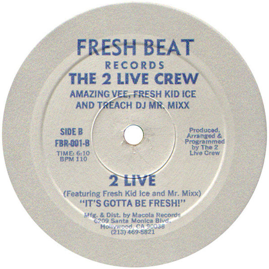The 2 Live Crew - The Revelation / 2 Live vinyl record, 12" (Very Good (VG)) | Lulo Records