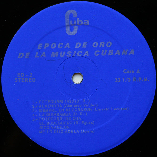 Various : Epoca De Oro De La Musica Cubana (36 Exitos Del Ayer Y Las Poesías De Jose Marti) (4xLP, Comp + Box)