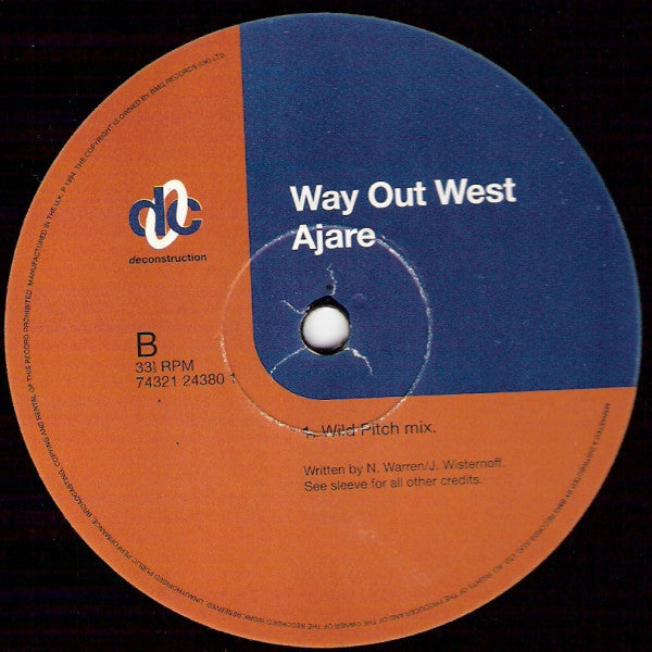 Way Out West : Ajare (12", Single)