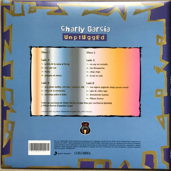 Charly García* : Unplugged (2xLP, Album, RE)