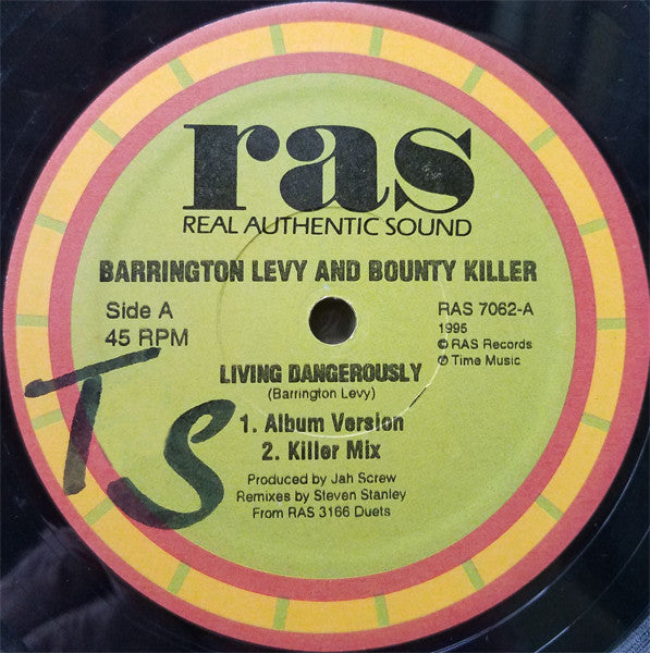 Barrington Levy / Bounty Killer : Living Dangerously (12")