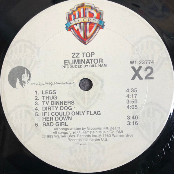ZZ Top : Eliminator (LP, Album, Club, Car)