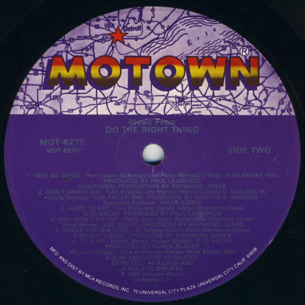 Various : (Music From) Do The Right Thing (LP, Album)