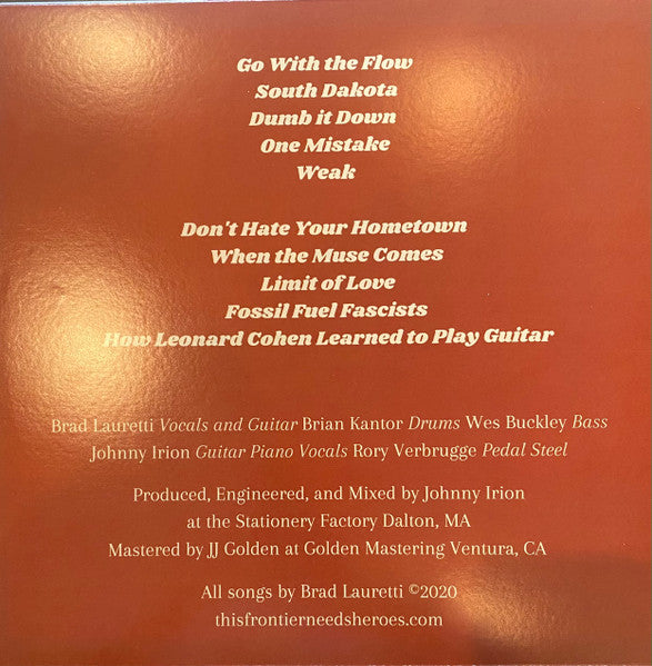 This Frontier Needs Heroes : Go With The Flow (LP, Album, Cok)