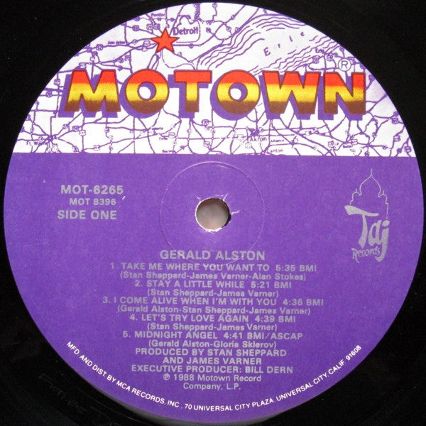 Gerald Alston : Gerald Alston (LP, Album)