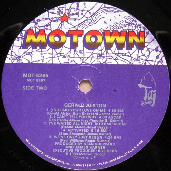 Gerald Alston : Gerald Alston (LP, Album)