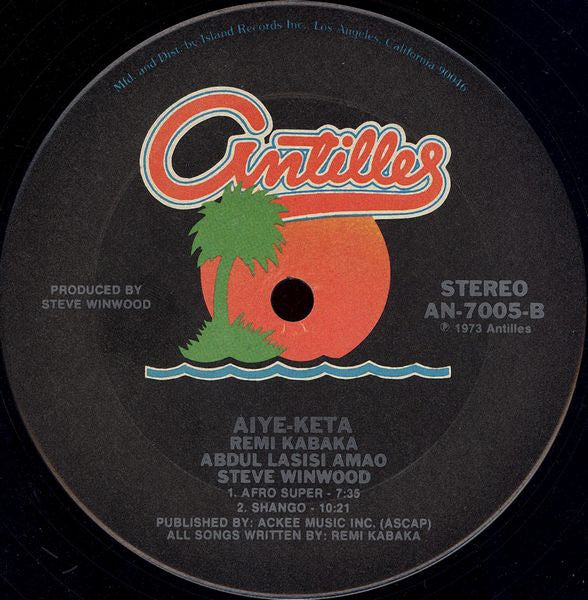 Remi Kabaka, Abdul Lasisi Amao & Steve Winwood : Aiye-Keta (LP, Album, RE)