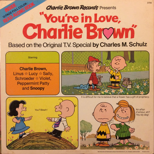 Charles M. Schulz : You're In Love, Charlie Brown (LP, Album)