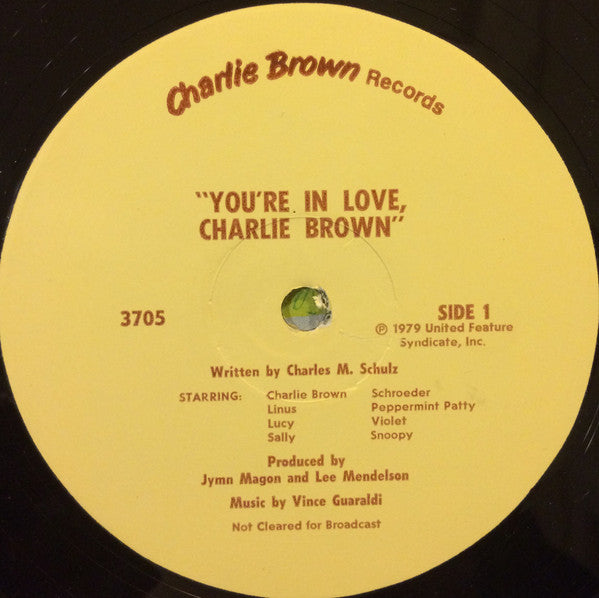 Charles M. Schulz : You're In Love, Charlie Brown (LP, Album)