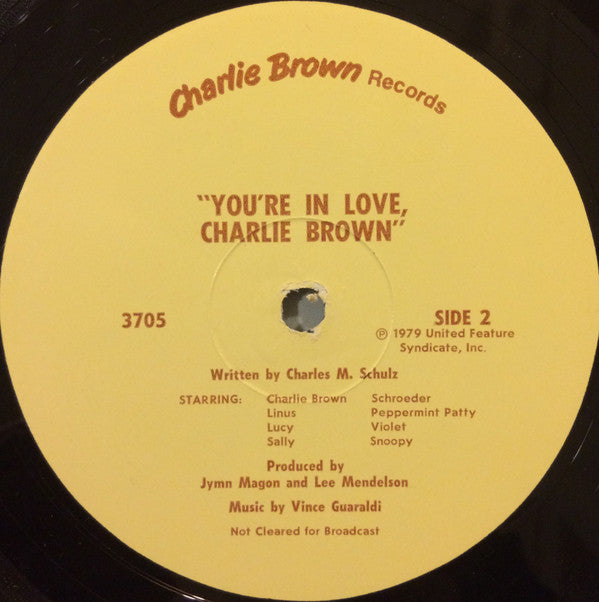 Charles M. Schulz : You're In Love, Charlie Brown (LP, Album)