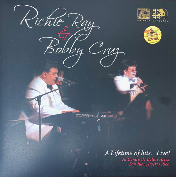 Richie Ray & Bobby Cruz* : A Lifetime Of Hits...Live! (at Centro de Bellas Artes, San Juan, PR) (2xLP, Album, Dlx, Ltd, S/Edition)