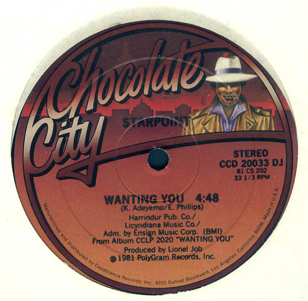 Starpoint : Wanting You (12", Promo)