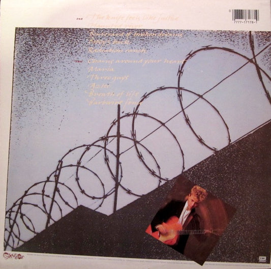 Brian Setzer - The Knife Feels Like Justice vinyl record, LP (Near Mint (NM or M-)) | Lulo Records