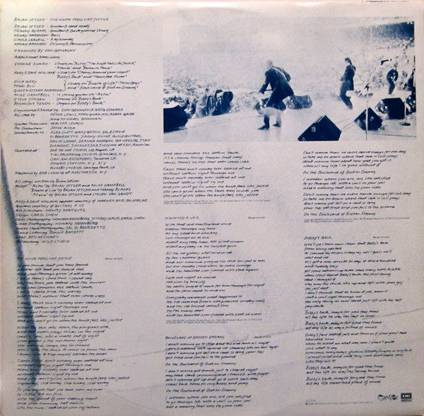 Brian Setzer : The Knife Feels Like Justice (LP, Album, Spe)