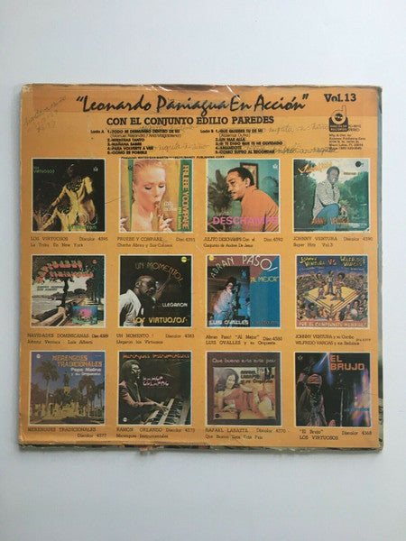 Leonardo Paniagua : Vol. 13 (Leonardo Paniagua En Acción) (LP)