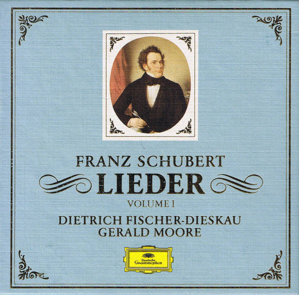 Franz Schubert, Dietrich Fischer-Dieskau, Gerald Moore : Lieder Volume 1 (9xCD, Comp, RE, RM + Box, 9 P)