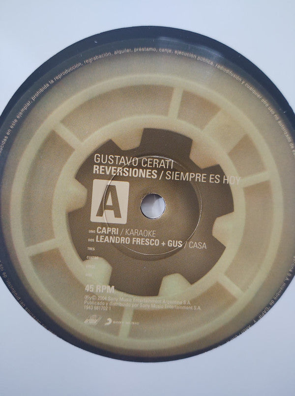 Gustavo Cerati : Reversiones / Siempre Es Hoy (12", EP, RE)