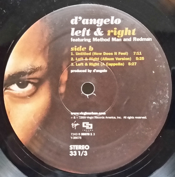 D'Angelo : Left & Right (12", Single)