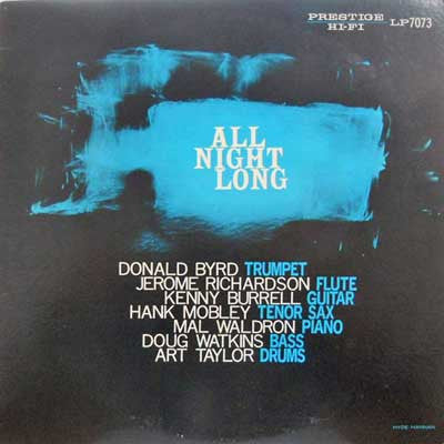 The Prestige All Stars : All Night Long (LP, Album, Mono, M/Print, RE)