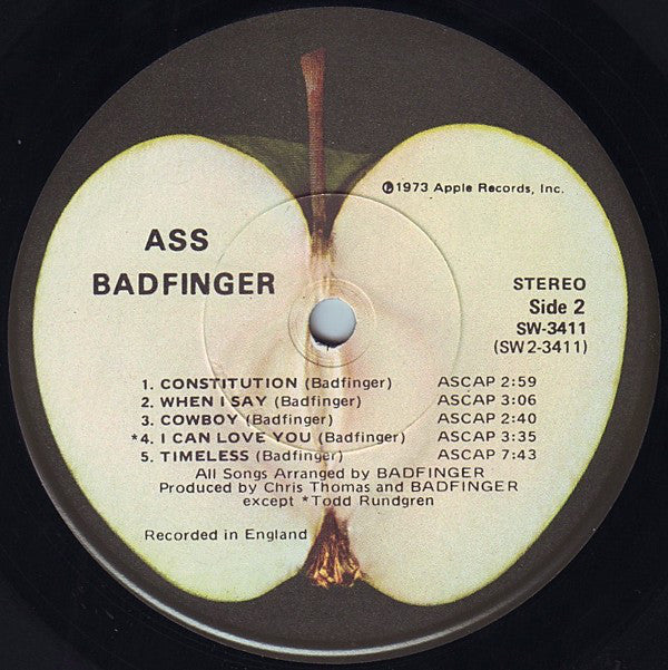 Badfinger : Ass (LP, Album, Los)