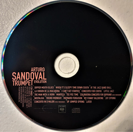 Arturo Sandoval - Trumpet Evolution vinyl record, CD (Mint (M)) | Lulo Records