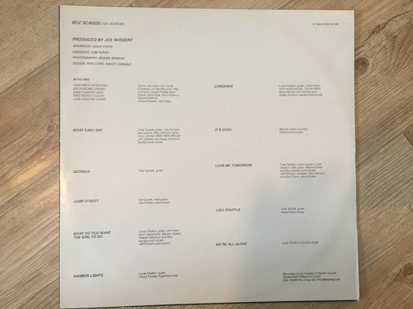 Boz Scaggs : Silk Degrees (LP, Album)