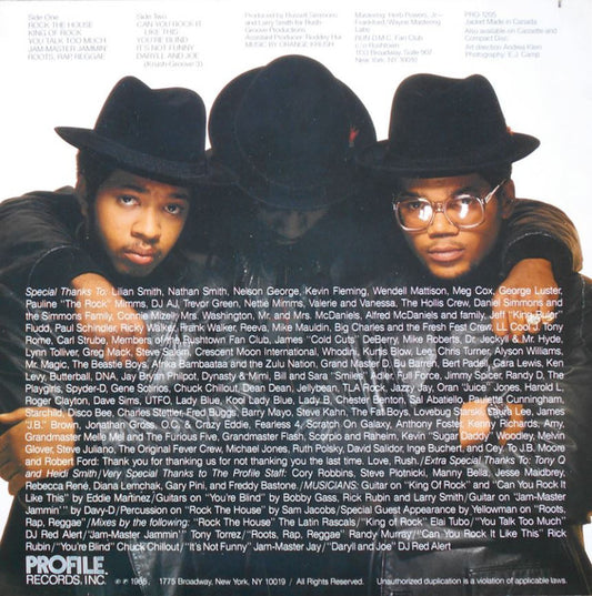 Run-DMC - King Of Rock vinyl record, LP (Very Good Plus (VG+)) | Lulo Records