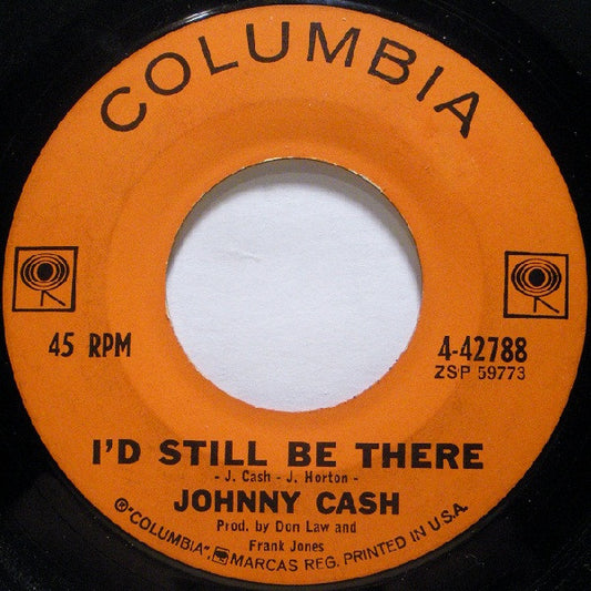 Johnny Cash : Ring Of Fire (7", Single, Pit)