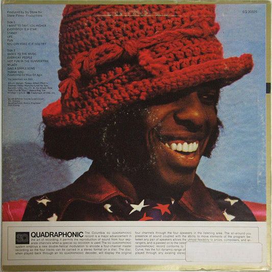 Sly & The Family Stone : Greatest Hits (LP, Comp, Quad, RE, Pit)