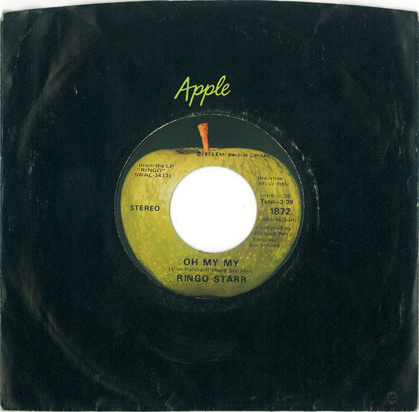 Ringo Starr : Oh My My (7", Single, Los)